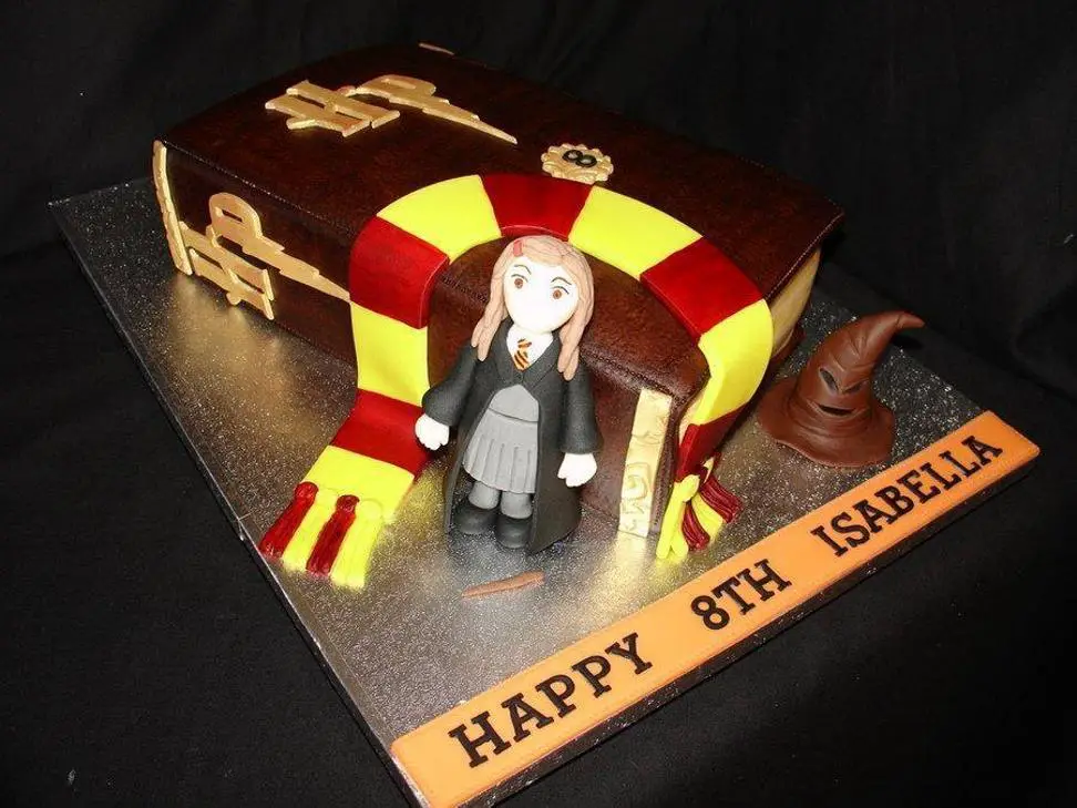 hermione granger birthday cake