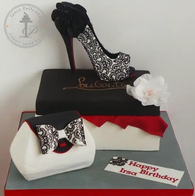high heel shoe birthday cake