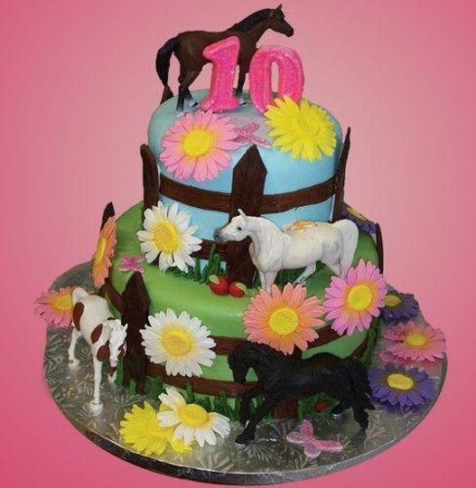 horses birthday cakes