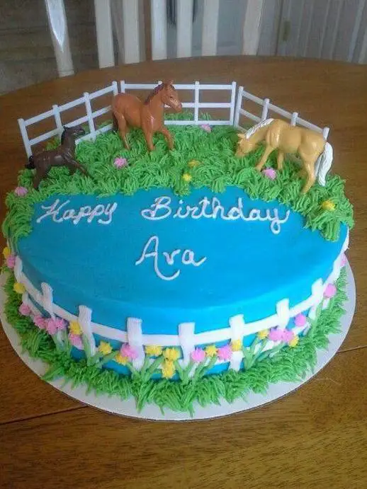 horses birthday cakes