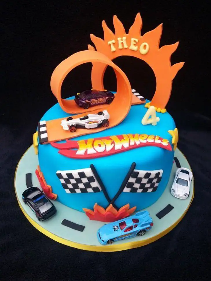 hot wheels birthday cakes