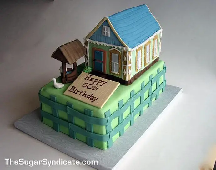 house birthday cakes