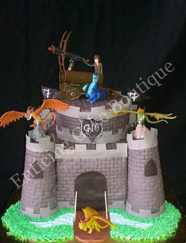 how to train your dragon birthday cakes