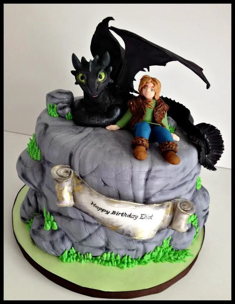 how to train your dragon birthday cakes