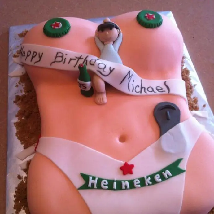 humorous birthday cakes