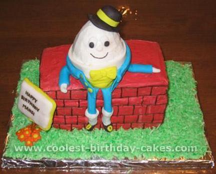 humpty dumpty birthday cake