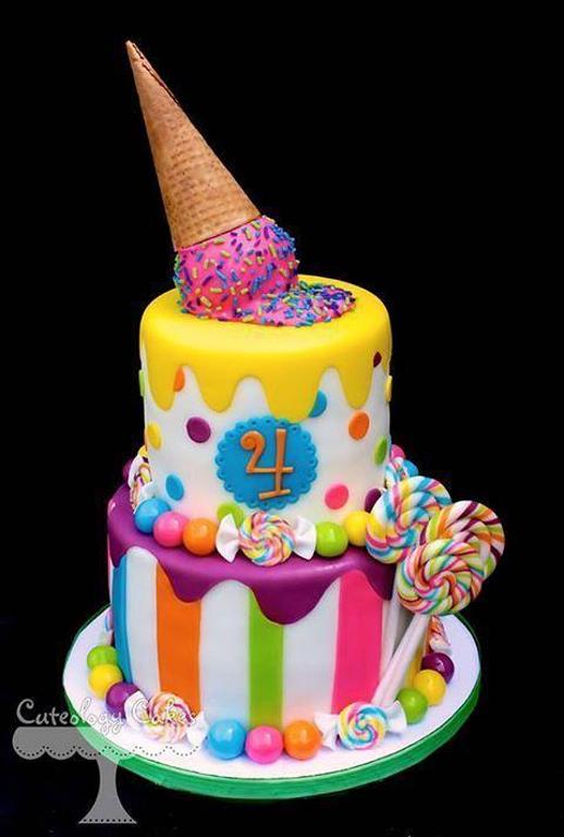 ice cream cone birthday cakes