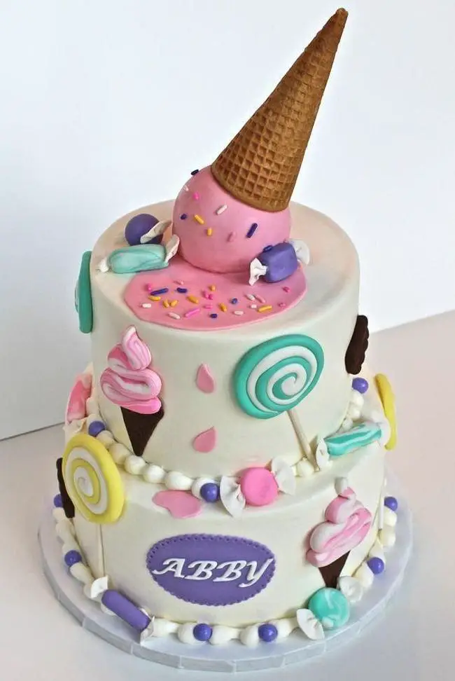 ice cream sundae birthday cake