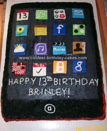ipod birthday cake
