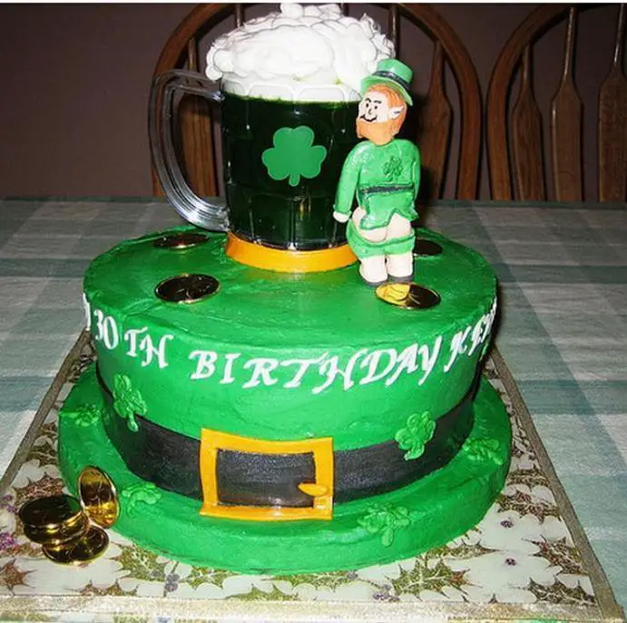 irish birthday cakes