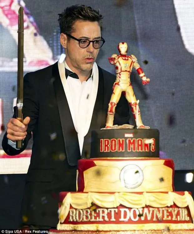 iron man 3 birthday cake