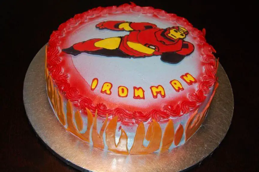 iron man birthday cake ideas