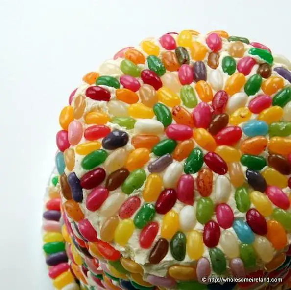 jelly bean birthday cake