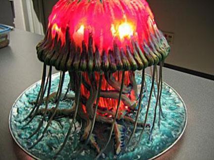 jellyfish birthday cake