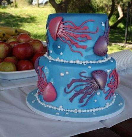 jellyfish birthday cake