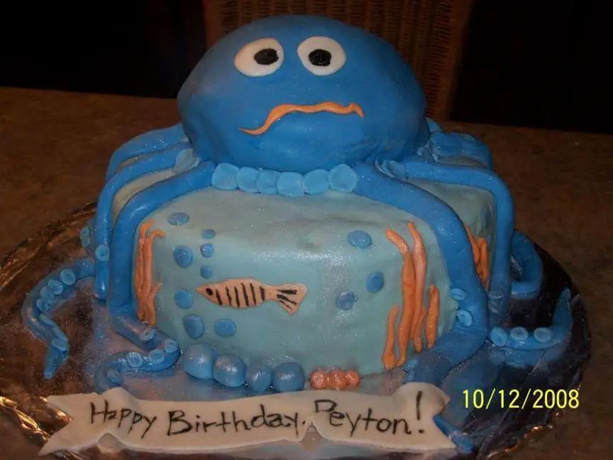 jellyfish birthday cake