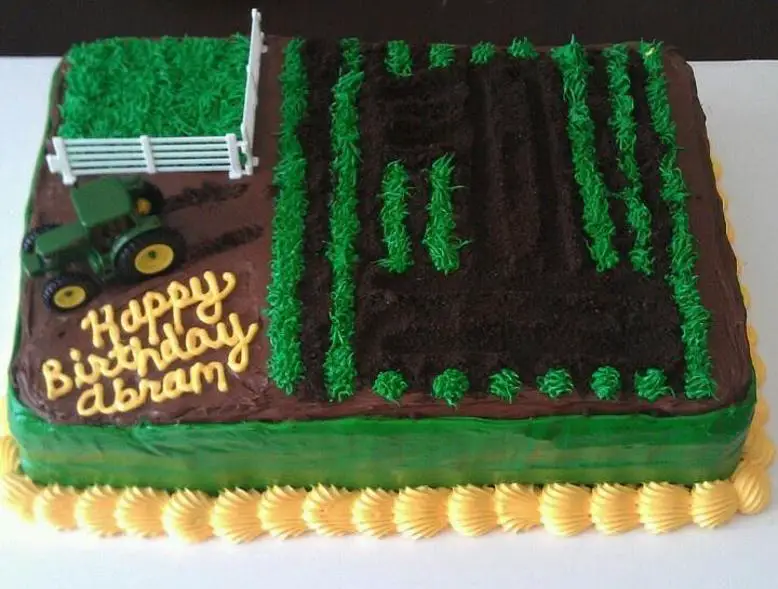 john deere tractor birthday cakes