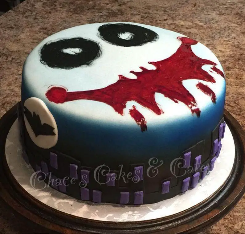 joker birthday cake