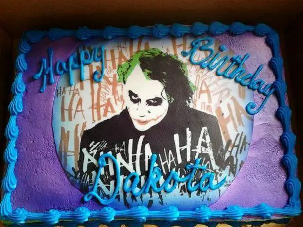 joker birthday cake