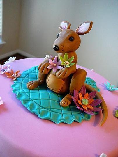 kangaroo birthday cake