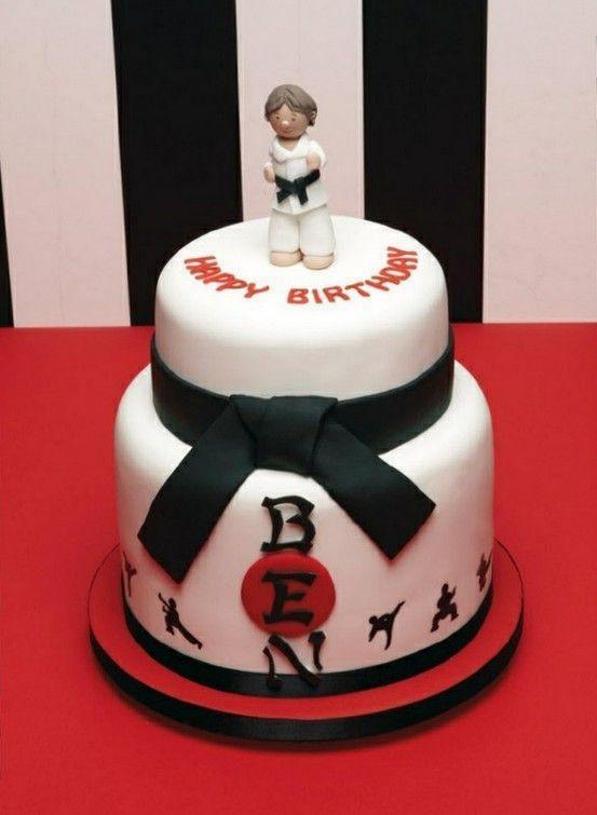 karate birthday cakes
