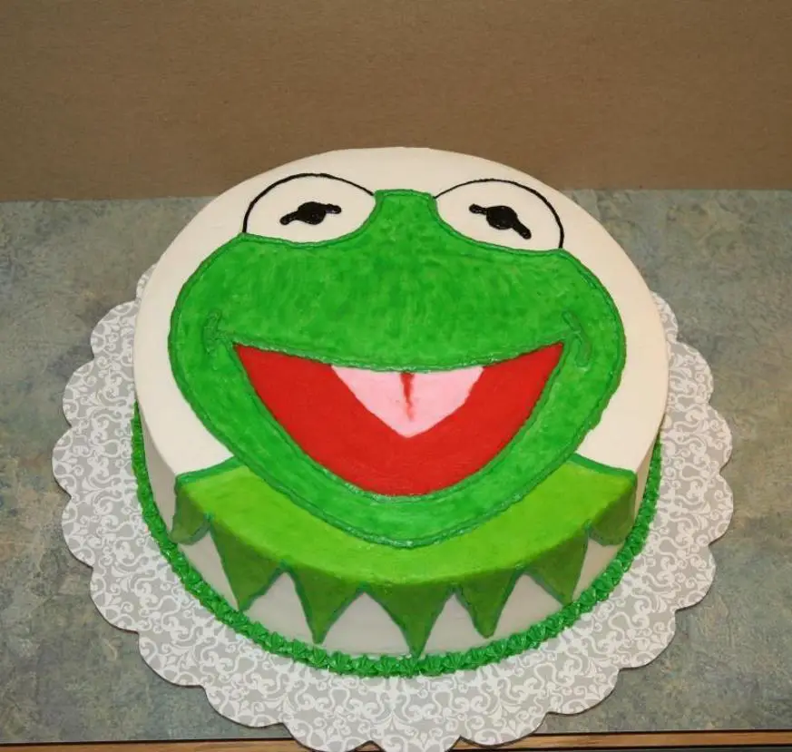 kermit the frog birthday cake