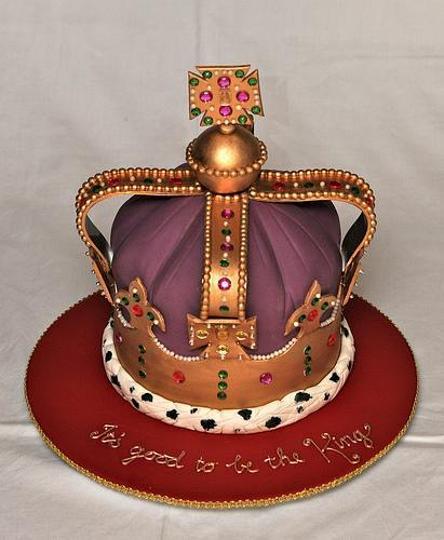king crown birthday cakes