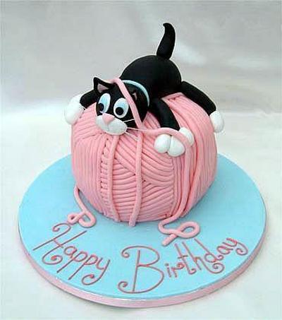 kitten birthday cake