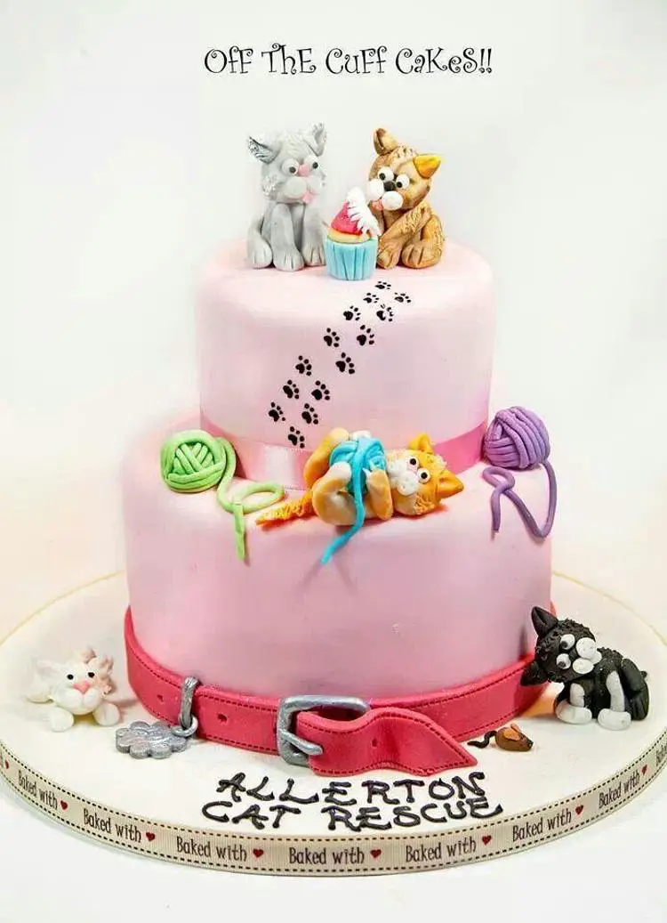 kitten birthday cakes