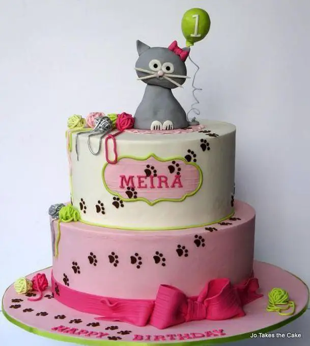 kitty cat birthday cakes