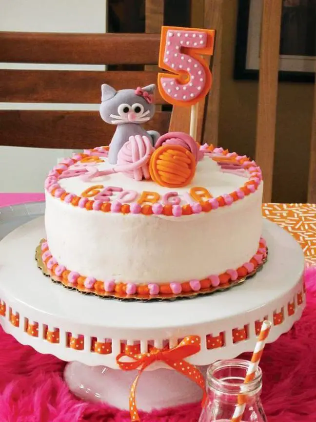 kitty cat birthday cakes