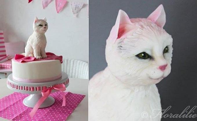 kitty cat birthday cakes