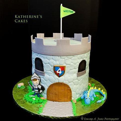 knights castle birthday cake