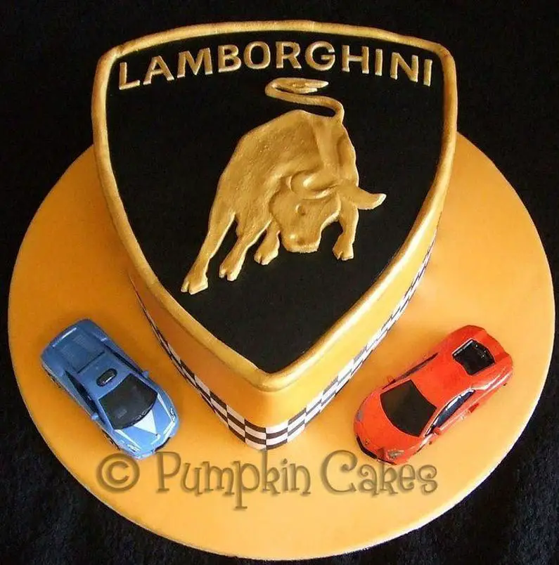 lamborghini birthday cake