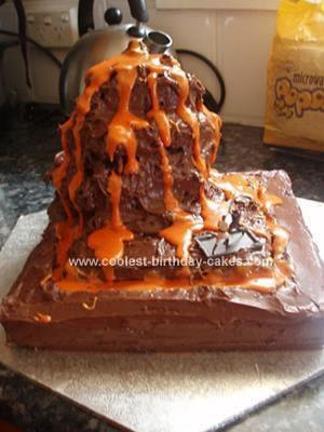 lava birthday cake