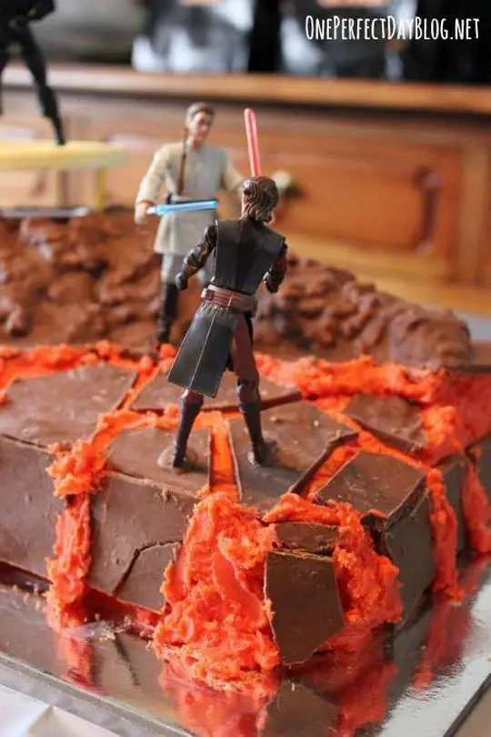 lava birthday cake