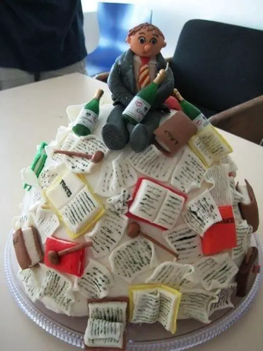 lawyer birthday cake