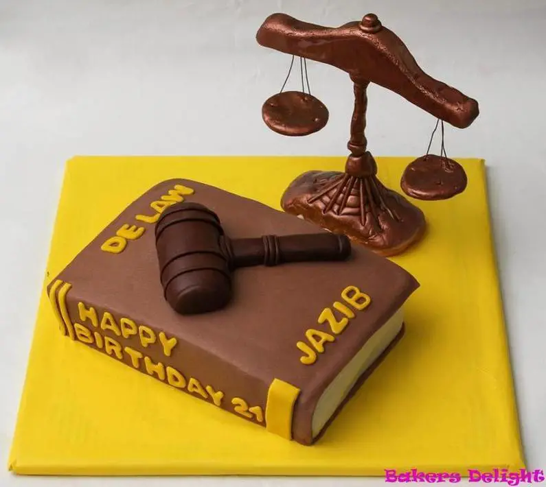 lawyer birthday cake