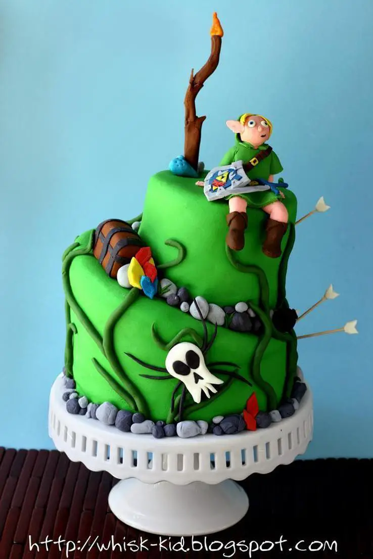 legend of zelda birthday cake