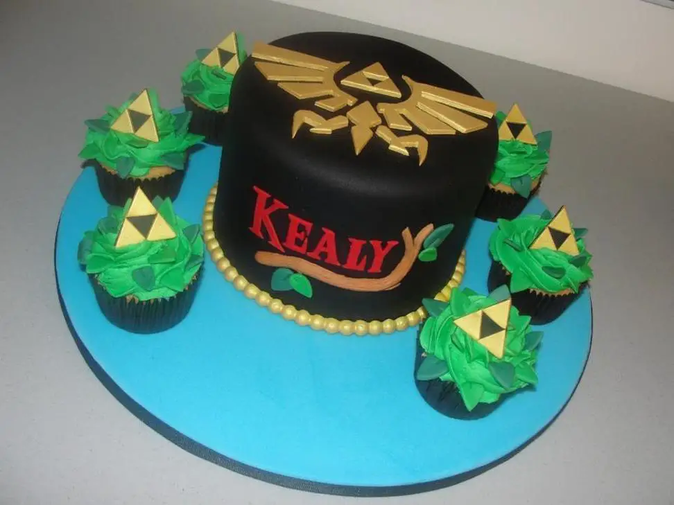 legend of zelda birthday cake