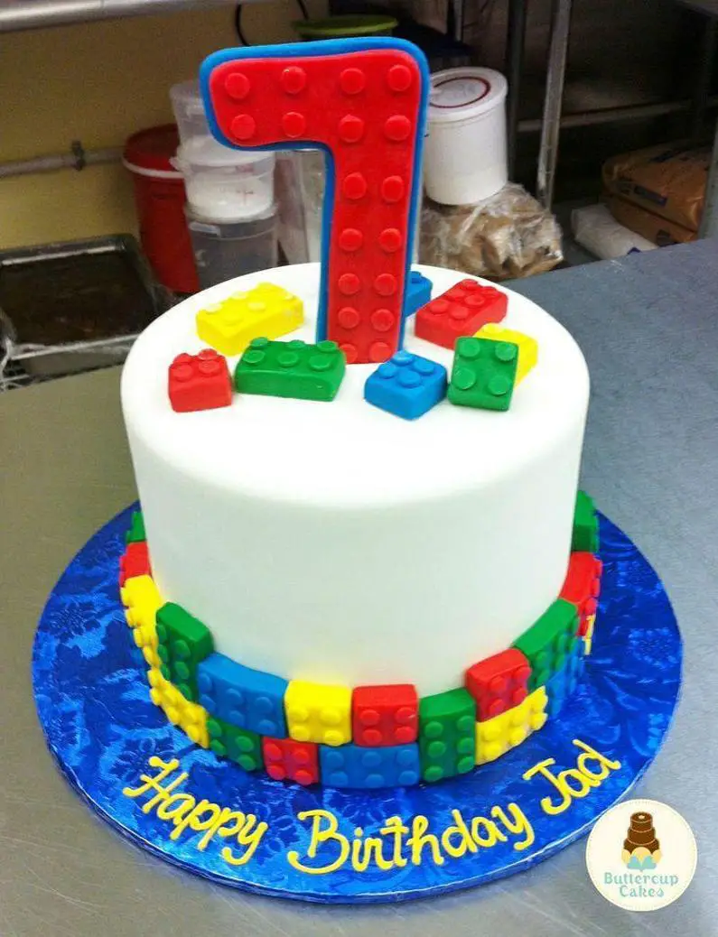 lego themed birthday cakes