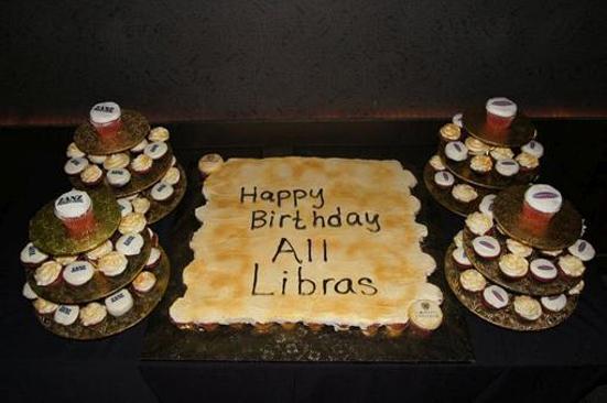 libra birthday cake