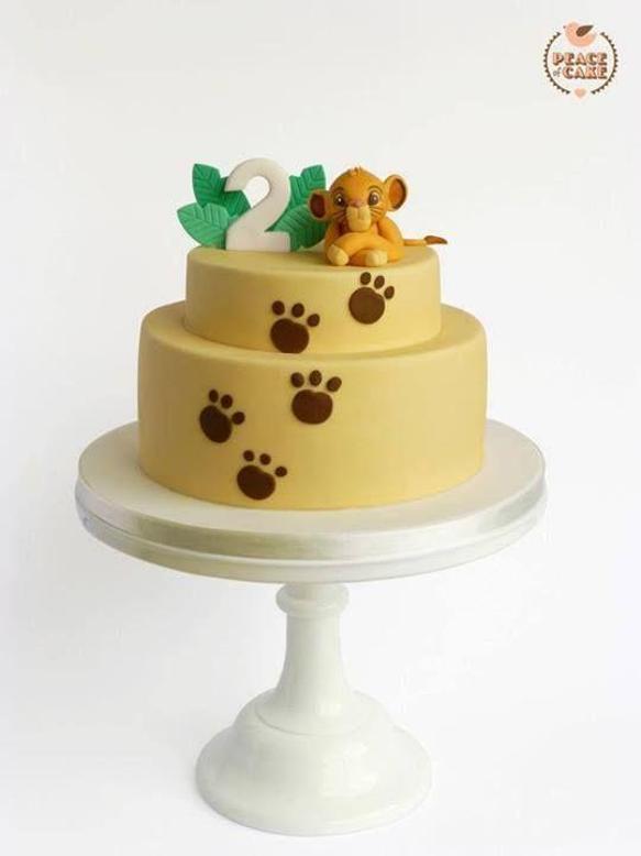 lion king 1st birthday cake