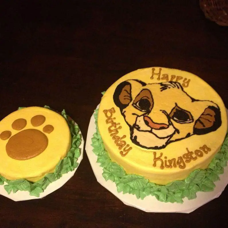 lion king birthday cakes
