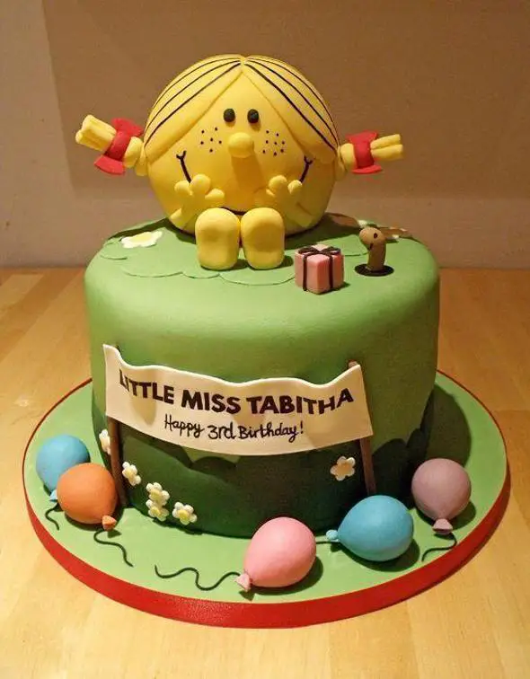 little miss sunshine birthday cake