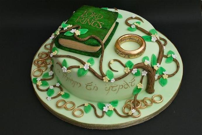 lord of the rings birthday cake