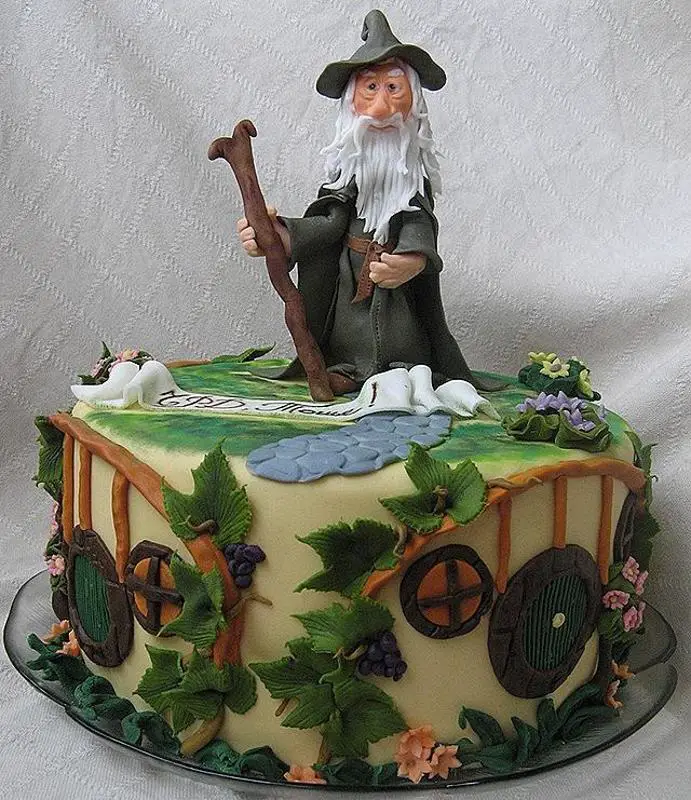 lord of the rings birthday cake