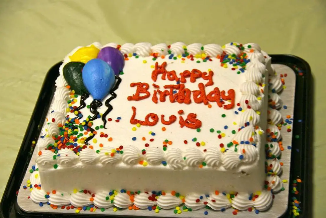 louis birthday cake