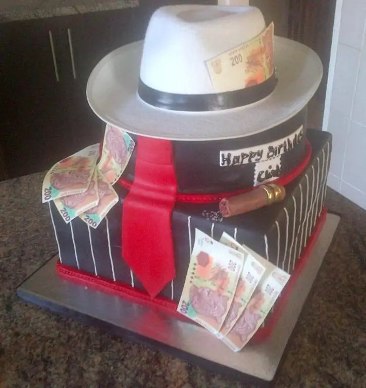 mafia birthday cake