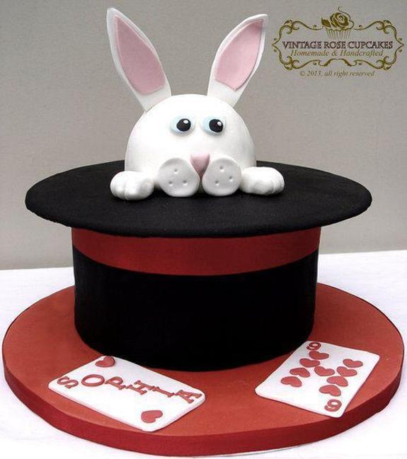 magic hat birthday cake